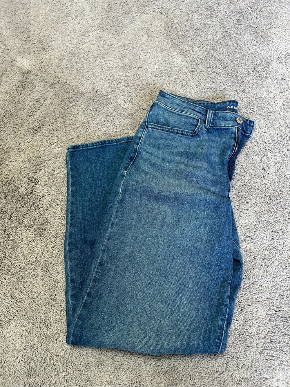 Old Navy Women’s Classic Blue Straight-Leg Jeans